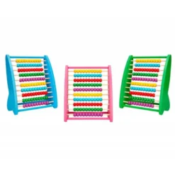 Abaco madera liderpapel 100 bolas colores 200x100x260 mm