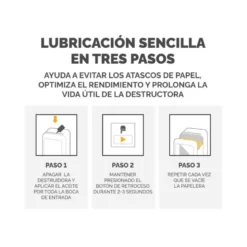 Aceite lubricante para destructora de documentos Fellowes 355 ml