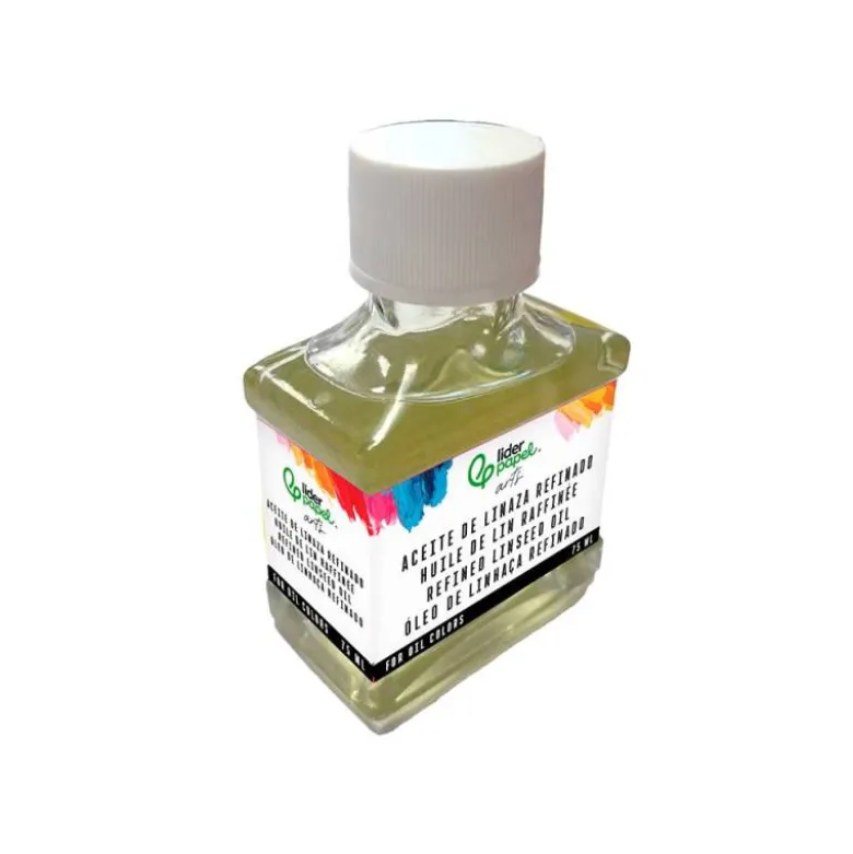 ACEITE DE LINAZA REFINADO LIDERPAPEL BOTE DE 75 ML