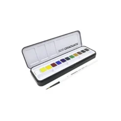 ACUARELA DALER ROWNEY GRADUATE CAJA METAL DE 12 UNIDADES COLORES SURTIDOS