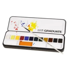 ACUARELA DALER ROWNEY GRADUATE CAJA METAL DE 12 UNIDADES COLORES SURTIDOS