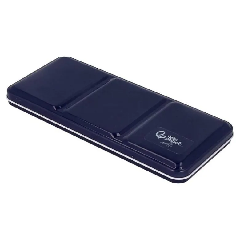 ACUARELA LIDERPAPEL 24 COLORES CON PINCEL ESTUCHE METALICO