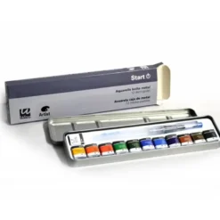 Acuarela Wingo Artist Start Estuche de 12 Colores Surtidos + Pincel rellenable