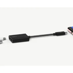 ADAPTADOR BELKIN F7U081BTBLK USB-C DE AUDIO Y CARGA COLOR NEGRO