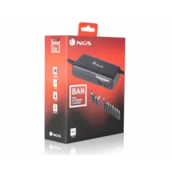 ADAPTADOR DE CORRIENTE NGS MANUAL LAPTOP 90W CON 11 ADAPTADORES