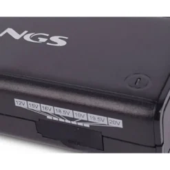 ADAPTADOR DE CORRIENTE NGS MANUAL LAPTOP 90W CON 11 ADAPTADORES