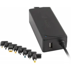 ADAPTADOR DE CORRIENTE NGS AUTOMATIC 90W CON 9 ADAPTADORES Y SALIDA USB 2A
