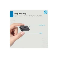 ADAPTADOR HP DISPLAY PORT A HDMI TRUE 4K 1,4 M
