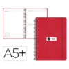 AGENDA ESCOLAR ANTARTIK 26-27 ESPIRAL PACK AND GO DIA PAGINAA5+ BILINGÜE 80G PAPEL FSC ROJO