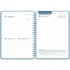AGENDA ESCOLAR LIDERPAPEL 26-27 ESPIRAL BASIC DIA PAGINA A5 BILINGUE 70G PAPEL FSC AZUL MARINO