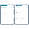 AGENDA ESCOLAR LIDERPAPEL 26-27 ESPIRAL CLASSIC SEMANA VISTA A5 BILINGUE 70G PAPEL FSC AZUL MARINO