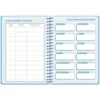 AGENDA ESCOLAR LIDERPAPEL 26-27 ESPIRAL BASIC 2 DIAS PAGINA A5 BILINGUE 70G PAPEL FSC AZUL TURQUESA