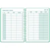 AGENDA ESCOLAR LIDERPAPEL 26-27 ESPIRAL CLASSIC 2 DIAS PAGINA A5 BILINGUE 70G PAPEL FSC VERDE