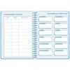 AGENDA ESCOLAR LIDERPAPEL 26-27 ESPIRAL CLASSIC 2 DIAS PAGINA A5 BILINGUE 70G PAPEL FSC AZUL