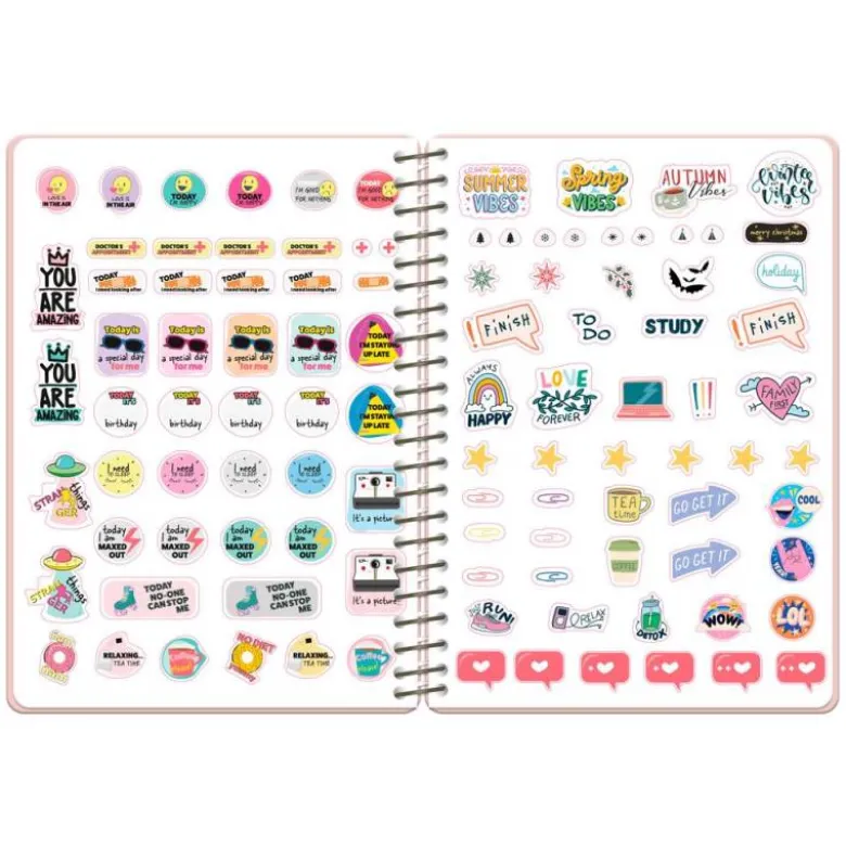AGENDA ESCOLAR LIDERPAPEL 26-27 ESPIRAL ORIENTAL DIA PAGINA A6+ BILINGUE 80G PAPEL FSC GATO