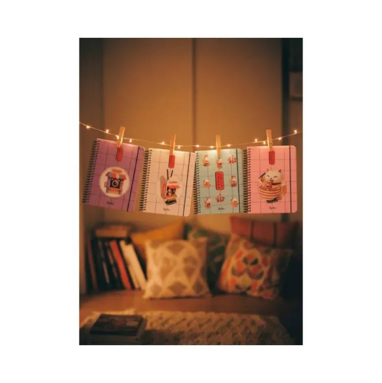 AGENDA ESCOLAR LIDERPAPEL 26-27 ESPIRAL ORIENTAL DIA PAGINA A6+ BILINGUE 80G PAPEL FSC GATO