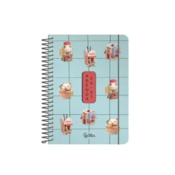 AGENDA ESCOLAR LIDERPAPEL 26-27 ESPIRAL ORIENTAL DIA PAGINA A6+ BILINGUE 80G PAPEL FSC MIX
