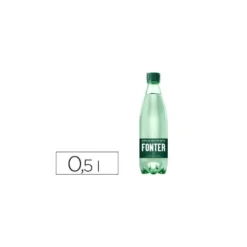 AGUA MINERAL NATURAL CON GAS FONTER BOTELLA DE 500ML
