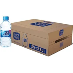 AGUA MINERAL NATURAL FONT VELLA BOTELLA SANT HILARI 330 ML