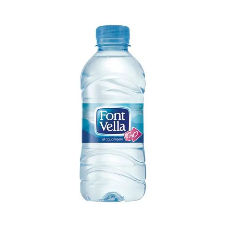 AGUA MINERAL NATURAL FONT VELLA BOTELLA SANT HILARI 330 ML