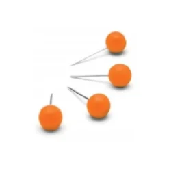 AGUJA SEÑALIZADORA NOBO 6 X 13 MM NARANJA CAJA DE 100 UNIDADES