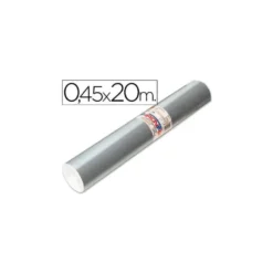 Aironfix Rollo Adhesivo 45cm x 20mt Especial Color Plata 100 MC