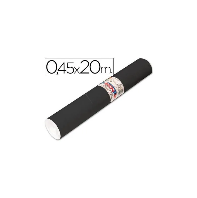 Aironfix Rollo Adhesivo 45cm x 20mt Unicolor Negro Mate 100 MC