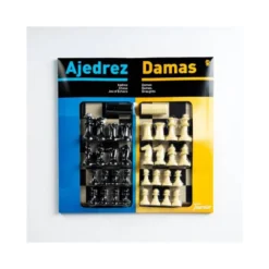 Ajedrez con damas tablero grande 41x40x4,6 cm