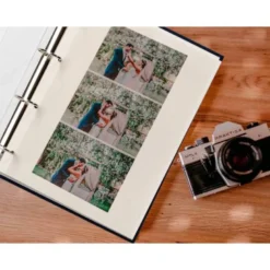 ALBUM DE FOTOS LIDERPAPEL ANILLAS SERIE CLASSIC CON 20 HOJAS AUTOADHESIVAS COLOR AZUL