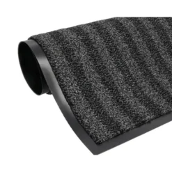 ALFOMBRA PARA SUELO Q-CONNECT PREMIUM PARA INTERIORES ANTIDESLIZANTE FIBRA POLIPROPILENO Y FIELTRO GRIS 60X40 CM