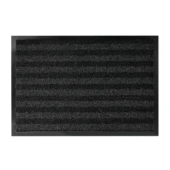 ALFOMBRA PARA SUELO Q-CONNECT PREMIUM PARA INTERIORES ANTIDESLIZANTE FIBRA POLIPROPILENO Y FIELTRO GRIS 90X60 CM