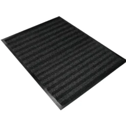 ALFOMBRA PARA SUELO Q-CONNECT PREMIUM PARA INTERIORES ANTIDESLIZANTE FIBRA POLIPROPILENO Y FIELTRO GRIS 90X150 CM