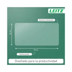 ALFOMBRILLA DE SOBREMESA LEITZ 70X36 CM TRANSPARENTE