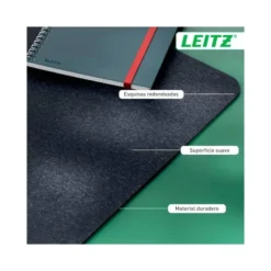 ALFOMBRILLA DE SOBREMESA LEITZ FIELTRO 70X36 CM COLOR GRIS