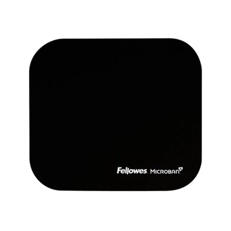 ALFOMBRILLA PARA RATON FELLOWES CON PROTECCION MICROBAN COLOR NEGRO 226X192X3 MM