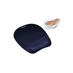 ALFOMBRILLA PARA RATON FELLOWES CON REPOSAMUÑECAS DE ESPUMA MEMORY FOAM AZUL 230X196X20 MM