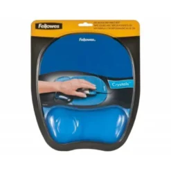 Alfombrilla para raton Fellowes color azul con reposamuñecas gel