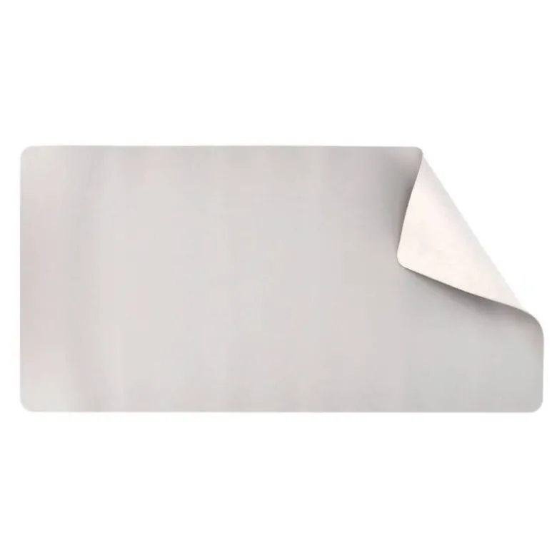 ALFOMBRILLA PARA RATON Q-CONNECT XXL SIMILCUERO GRIS BASE ANTIDESLIZANTE 800X400X2 MM
