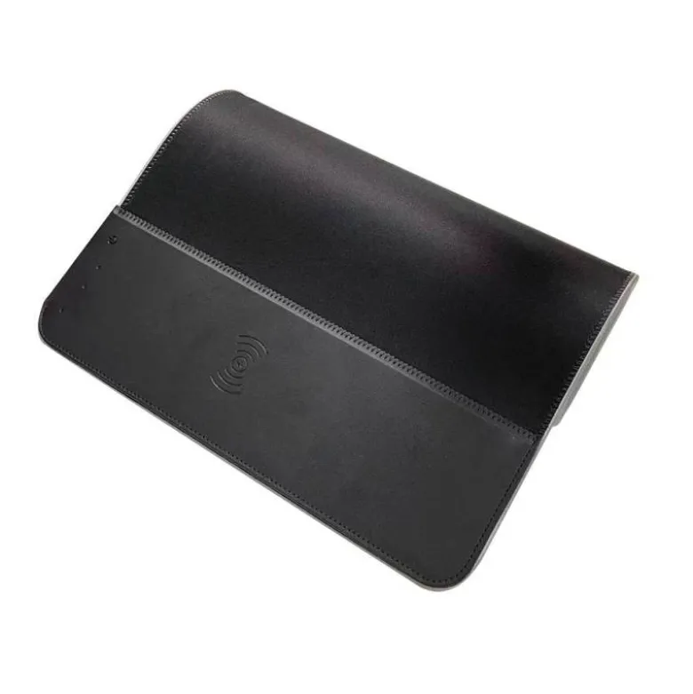 ALFOMBRILLA PARA RATON Q-CONNECT GAMING CON CARGADOR INALAMBRICO E ILUMINACION RGB COLOR NEGRO 800X300X4 MM