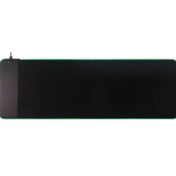 ALFOMBRILLA PARA RATON Q-CONNECT GAMING CON CARGADOR INALAMBRICO E ILUMINACION RGB COLOR NEGRO 800X300X4 MM
