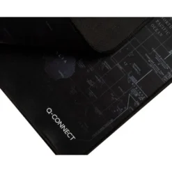 ALFOMBRILLA PARA RATON Q-CONNECT XXL NEGRA CON DISEÑO MAPA DEL MUNDO 900X400 MM
