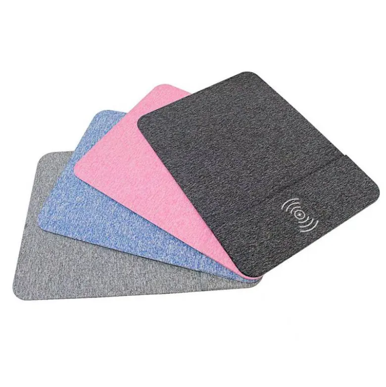 ALFOMBRILLA PARA RATON Q-CONNECT CON CARGADOR INALAMBRICO COLOR GRIS 300X220 MM