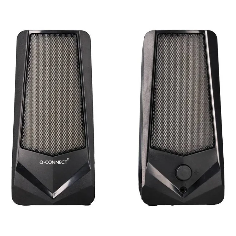 ALTAVOCES Q-CONNECT GAMING BLUETOOTH CON ILUMINACIÓN RGB POTENCIA MAXIMA 2X3W CONTROL DE VOLUMEN COLOR NEGRO
