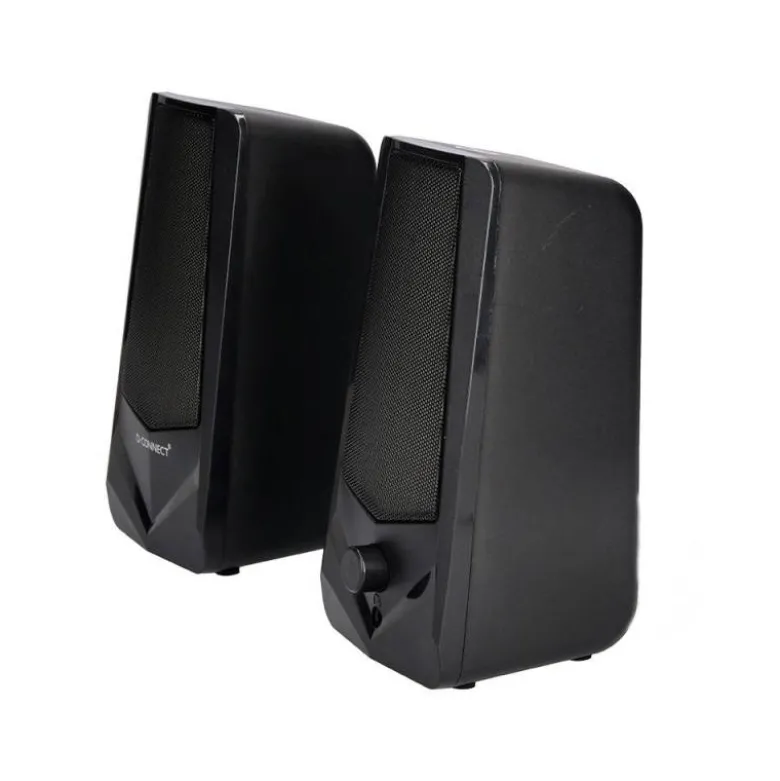 ALTAVOCES Q-CONNECT GAMING BLUETOOTH CON ILUMINACIÓN RGB POTENCIA MAXIMA 2X3W CONTROL DE VOLUMEN COLOR NEGRO