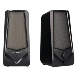 ALTAVOCES Q-CONNECT GAMING BLUETOOTH CON ILUMINACIÓN RGB POTENCIA MAXIMA 2X3W CONTROL DE VOLUMEN COLOR NEGRO