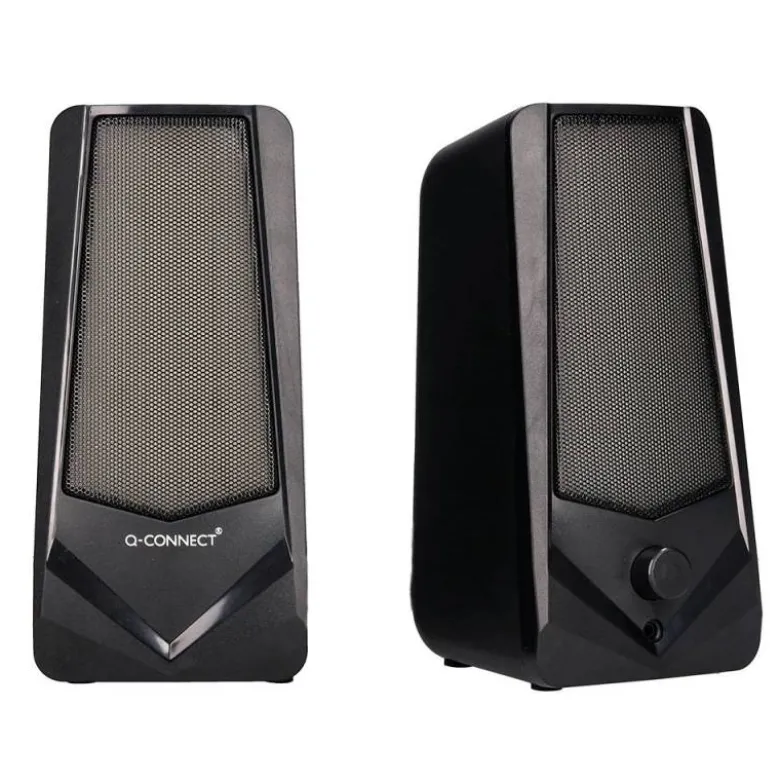 ALTAVOCES Q-CONNECT GAMING BLUETOOTH CON ILUMINACIÓN RGB POTENCIA MAXIMA 2X3W CONTROL DE VOLUMEN COLOR NEGRO