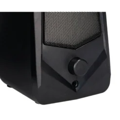 ALTAVOCES Q-CONNECT GAMING BLUETOOTH CON ILUMINACIÓN RGB POTENCIA MAXIMA 2X3W CONTROL DE VOLUMEN COLOR NEGRO