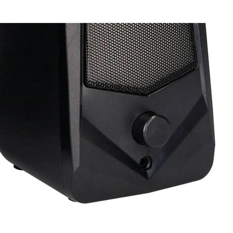 ALTAVOCES Q-CONNECT GAMING BLUETOOTH CON ILUMINACIÓN RGB POTENCIA MAXIMA 2X3W CONTROL DE VOLUMEN COLOR NEGRO