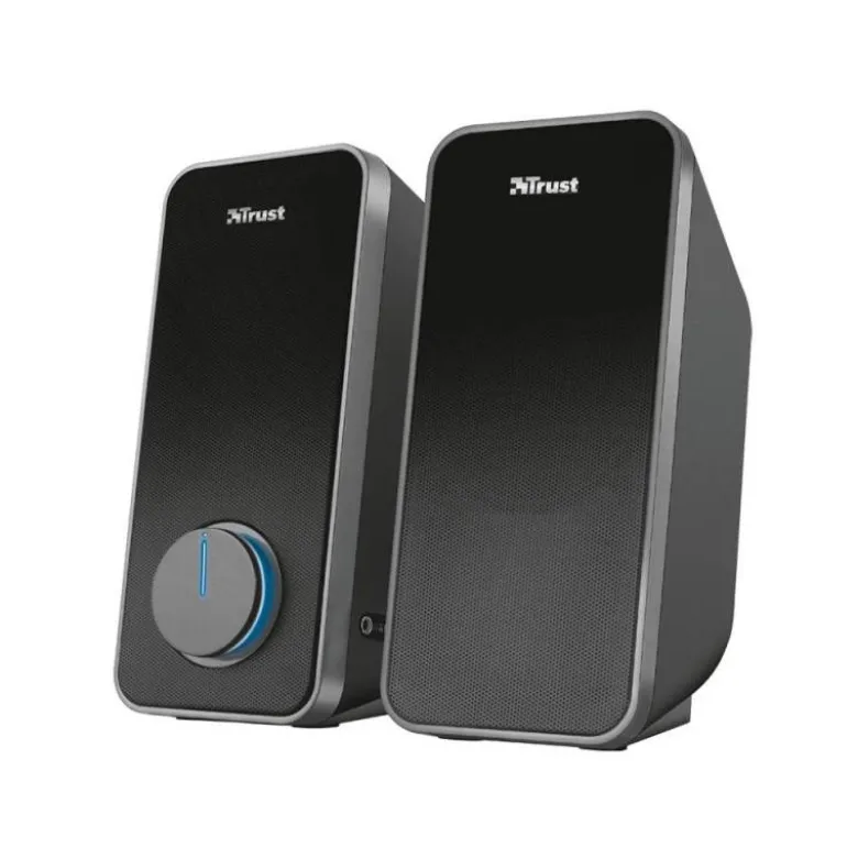 ALTAVOCES TRUST ARYS 2.0 POTENCIA 28W CONTROL DE VOLUMEN Y CONEXION AURICULARES