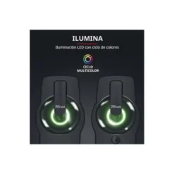 ALTAVOCES TRUST GEMI 2.0 12W ILUMINACION LED CONTROL DE VOLUMEN Y CONEXION